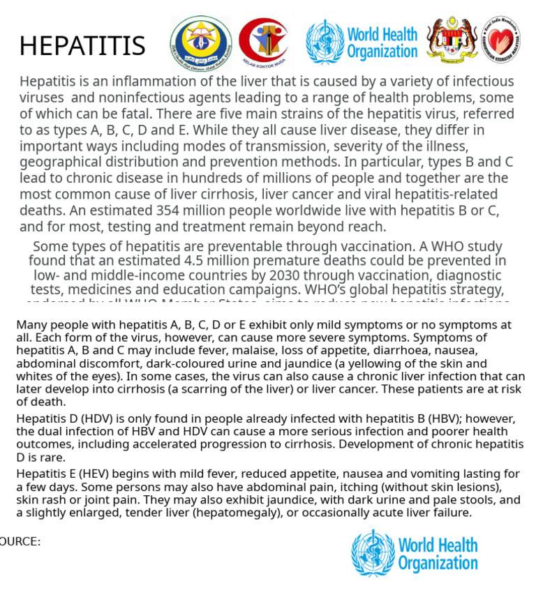 Understanding Hepatitis Types and Risks | PDF