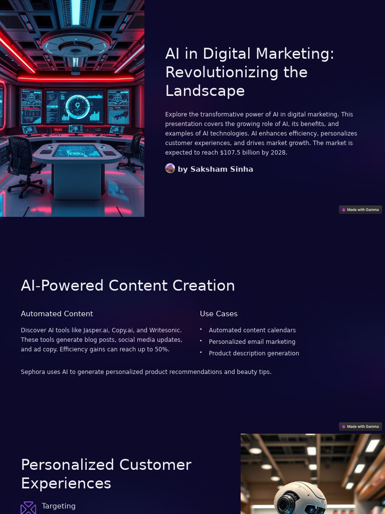 AI Transforming Digital Marketing Strategies | PDF | Artificial ...
