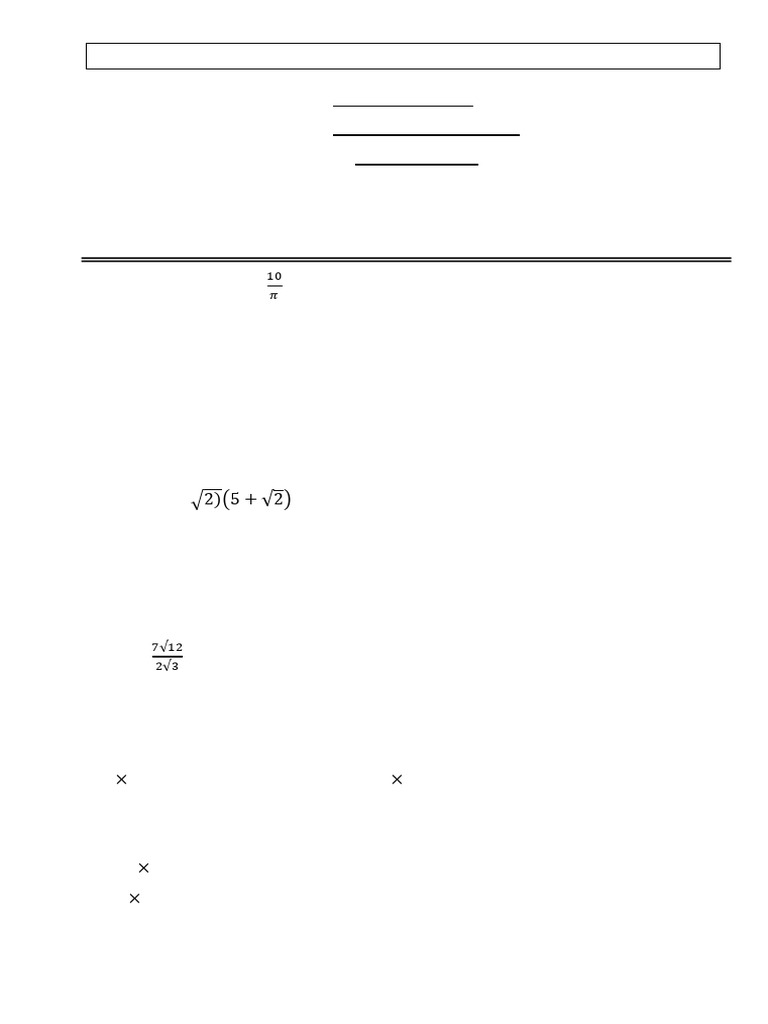 Grade 8 Math: Numbers & Calculations | PDF