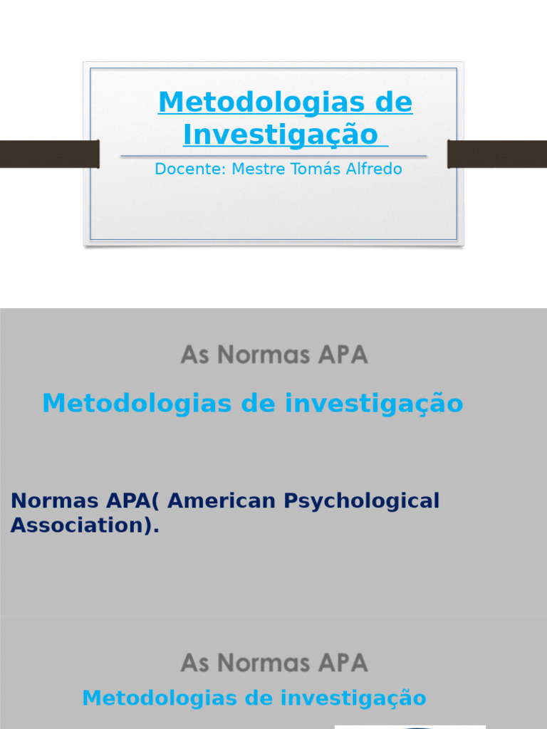 Normas APA 2 | PDF | Citação | Identificador de objeto digital (DOI)