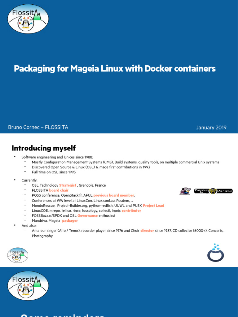 Mageia Packaging with Docker Containers | PDF | Virtualization | Software