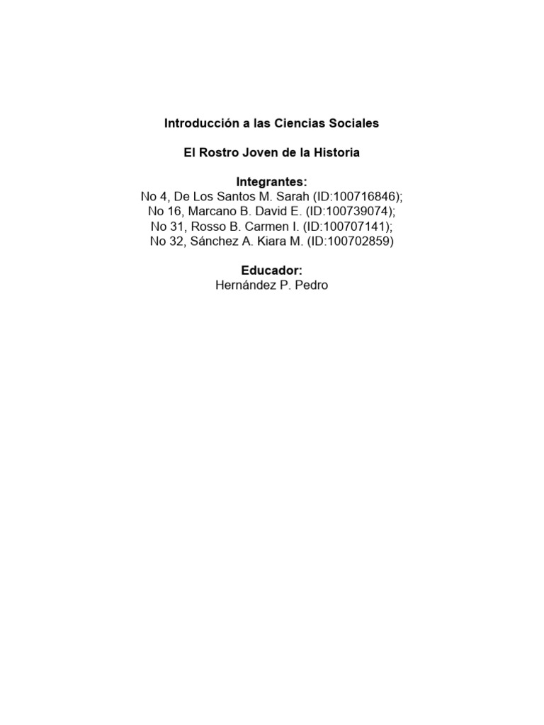 Juventud y su Rol en la Historia Dominicana | PDF | República Dominicana