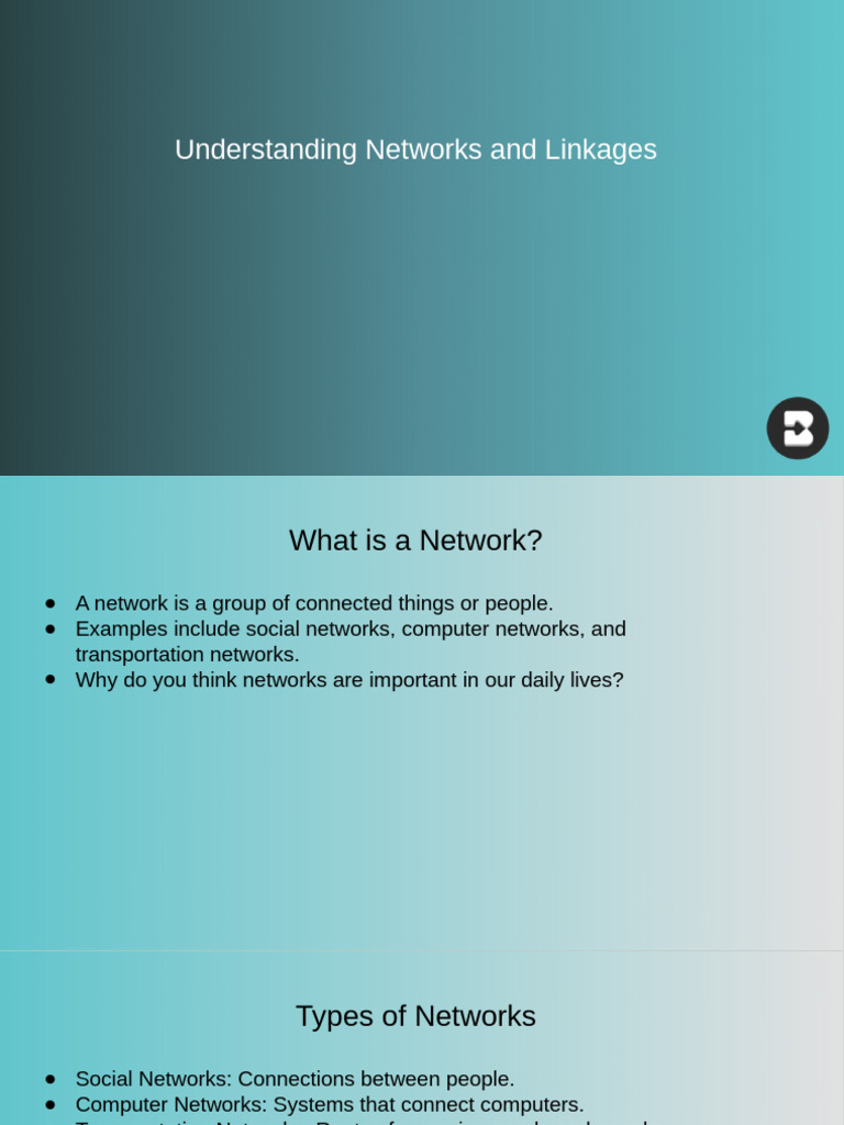 Exploring Networks and Linkages | PDF