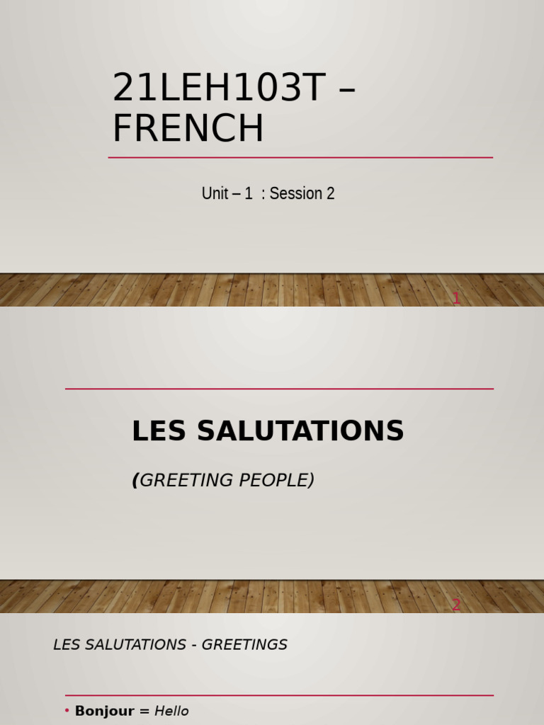 Salutations | PDF