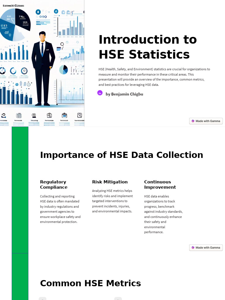 Introduction To HSE Statistics | PDF | Safety | Occupational Safety And ...