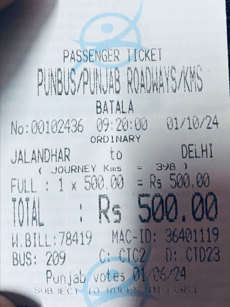 Bus Ticket | PDF