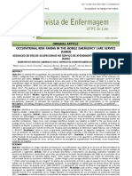 Artigo_Riscos Ocupacionais Dos Trabalhadores Do SAMU