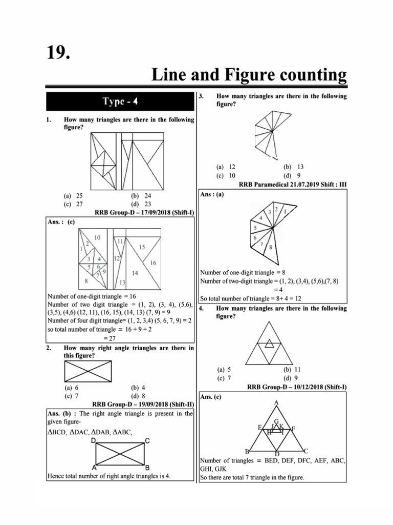 19 - Line and Figure Counting | PDF