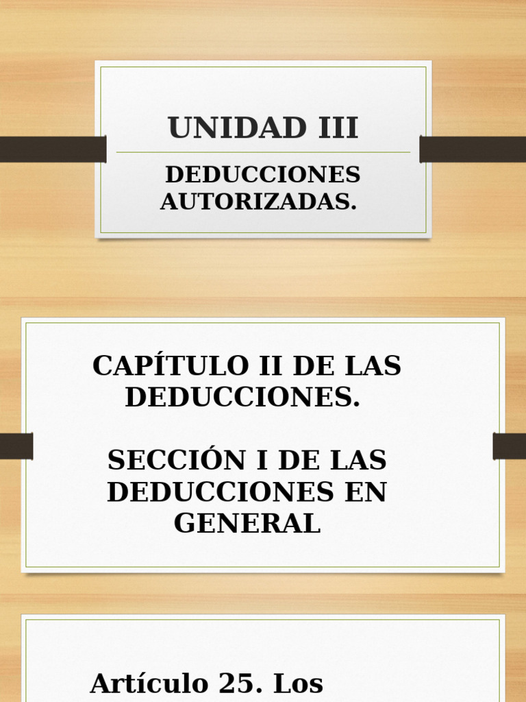 Deducciones Autorizadas en la LISR | PDF | Impuestos | Tarjeta de débito