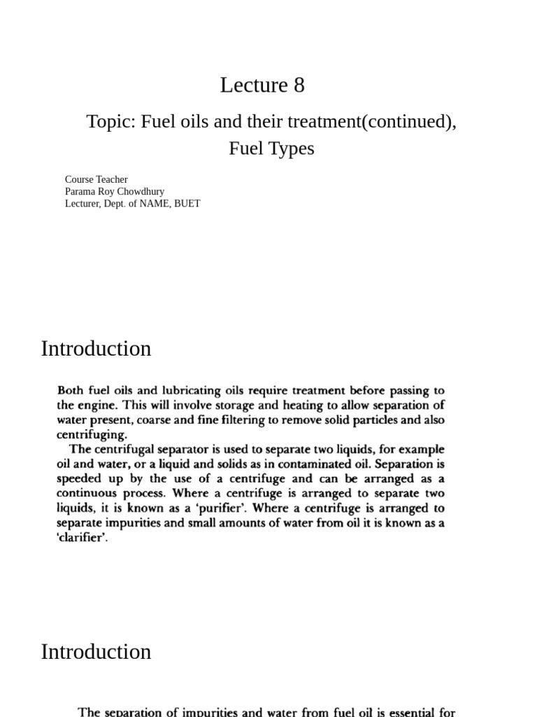 Overview of Marine Fuel Oil Types | PDF | Fuel Oil | Fuels