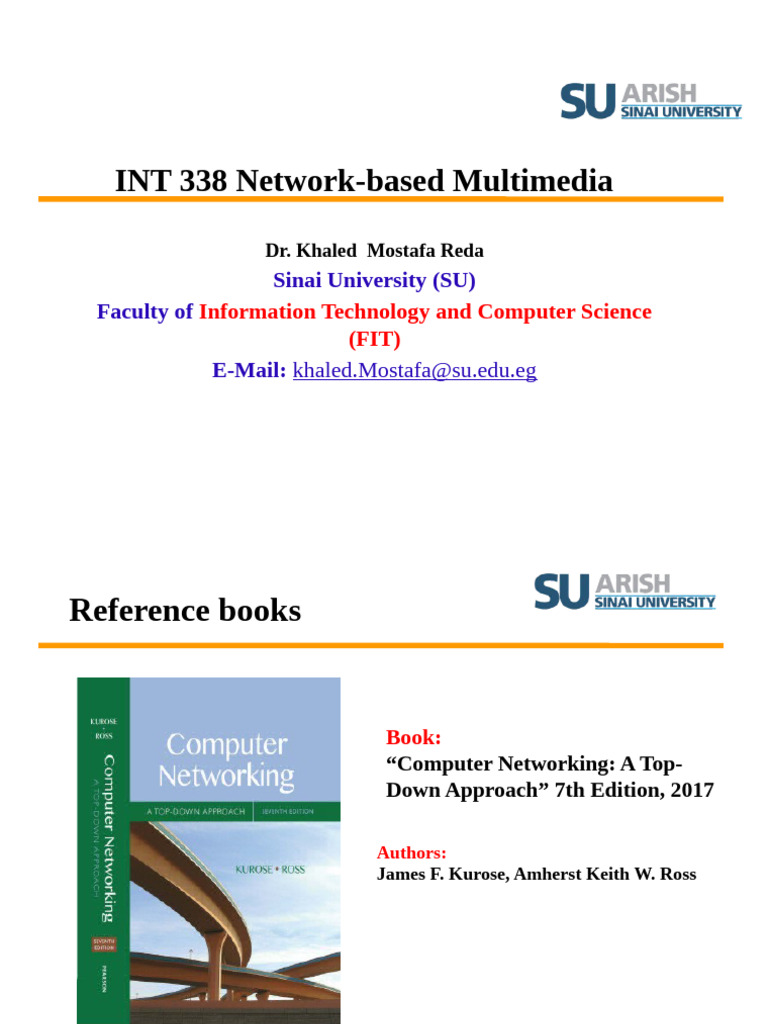 INT 338 Network-Based Multimedia Lecture | PDF | Computer Networking ...