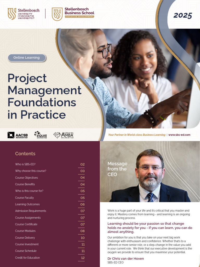 Project Management Foundations Course | PDF | Project Management ...