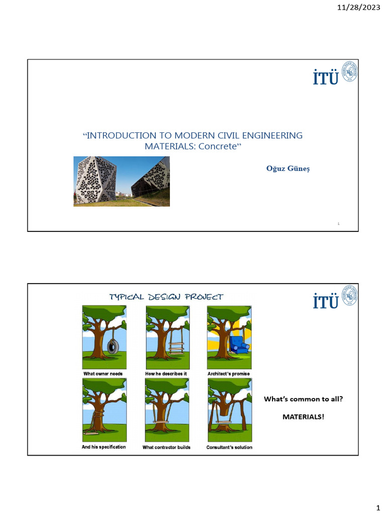 Introduction to Concrete in Civil Engineering | PDF | Concrete | Cement