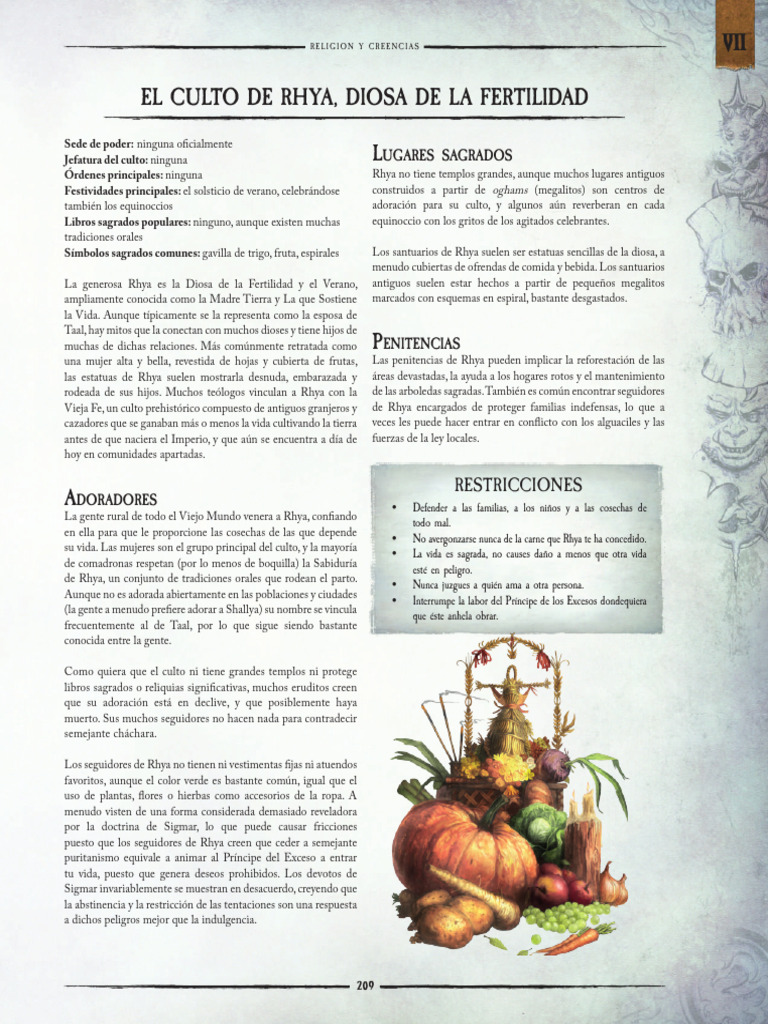 Cultos de Rhya y Shallya en Warhammer | PDF | Duendes | templo