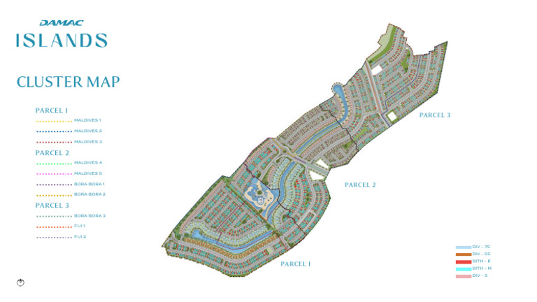 DAMAC ISLANDS Cluster Map - 01 | PDF