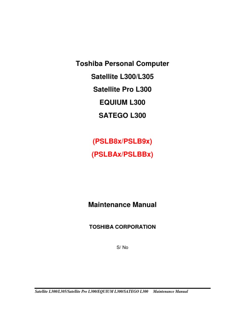 Equium l300 Satego l300 Satellite l300 l305 Pro l300 Pslb89ab | Cd Rom | Dvd
