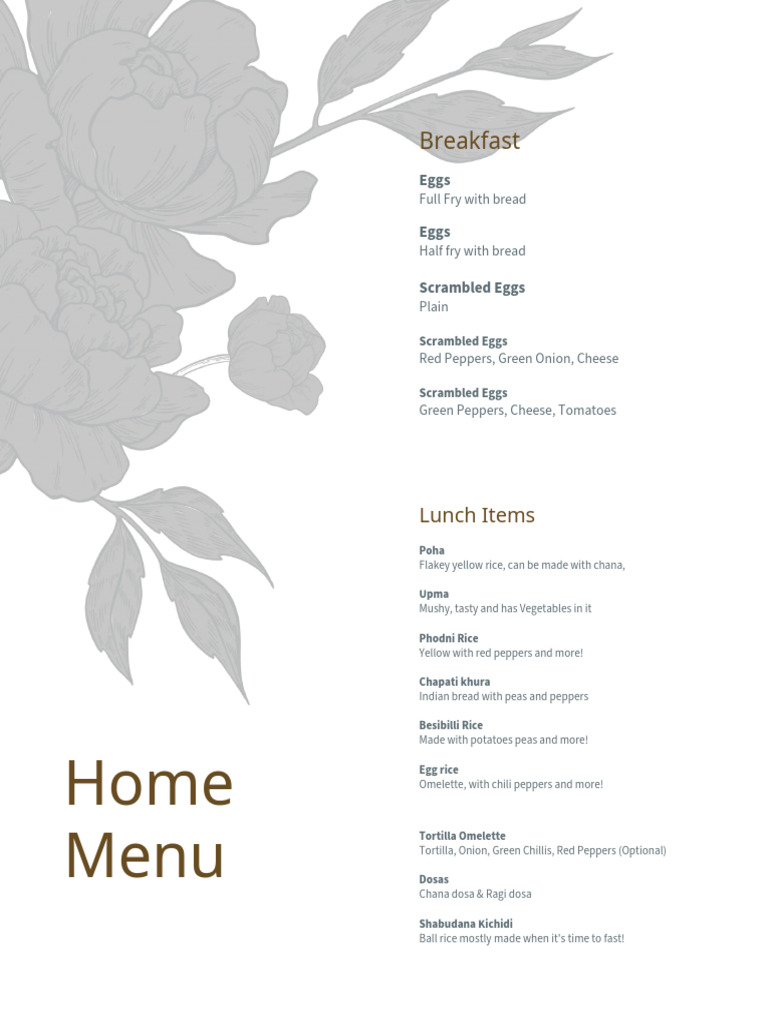 Home Menu | PDF