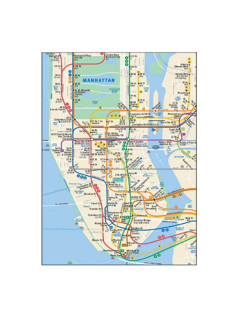 Manhattan Subway Map | PDF