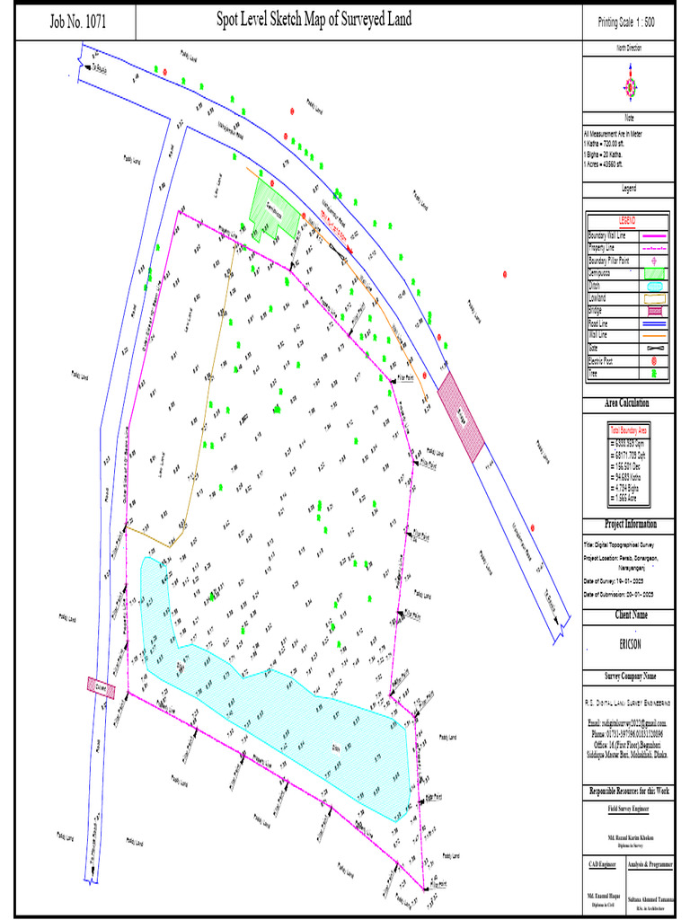 Digital Topographical Survey Report | PDF
