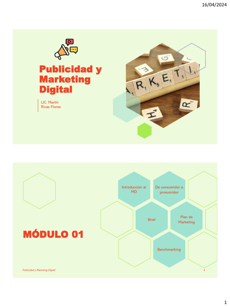 Introducción al Marketing Digital 2024 | PDF | Marketing | Publicidad ...