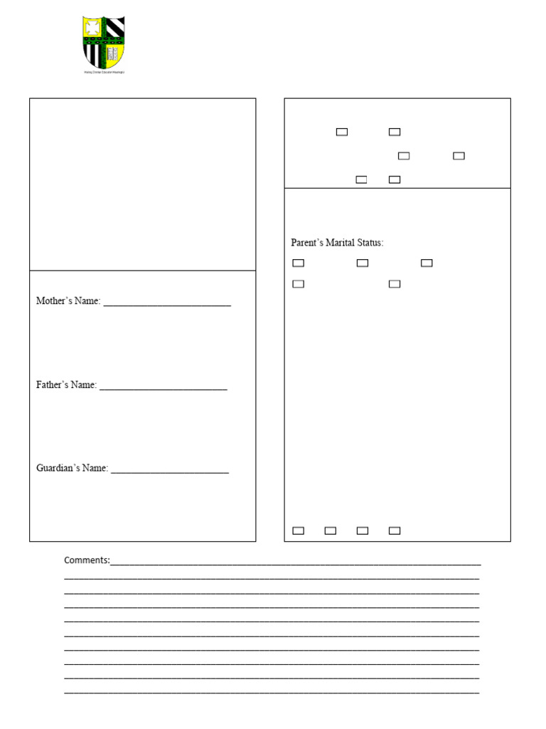 Muffles College Student Record | PDF | Kinship And Descent | Family