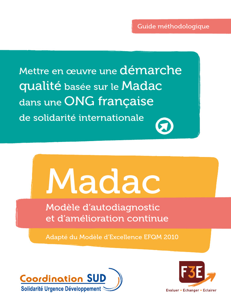 Guide Madac pour ONG : Qualité et Amélioration | PDF | Gestion des ...