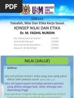 Konsep Nilai Dan Etika