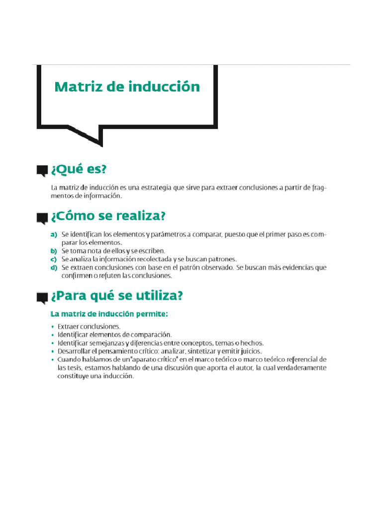Guia Elaboracion Matriz Induccion | PDF