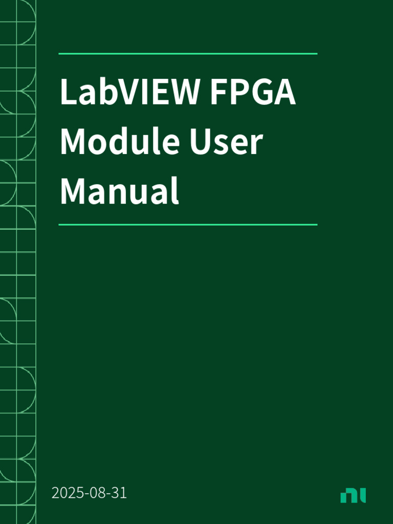LabVIEW FPGA Module User Manual 2025 | PDF | Field Programmable Gate ...