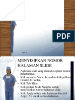 Cara Menyisipkan Nomor Slide BARU Pert-6