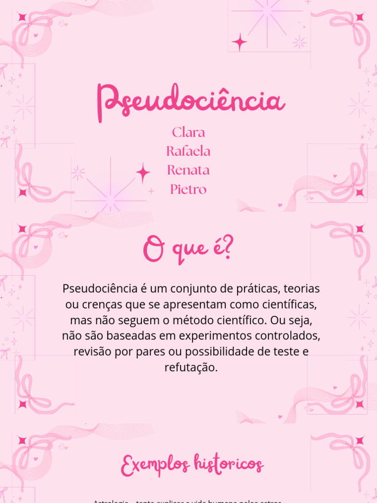 Entendendo a Pseudociência e Seus Efeitos | PDF