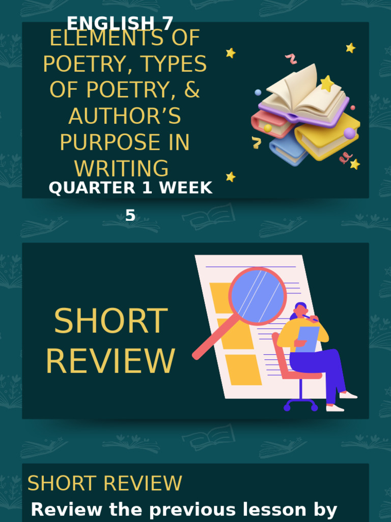 Elements and Types of Poetry Explained | PDF | Poetry | Lyric Poetry