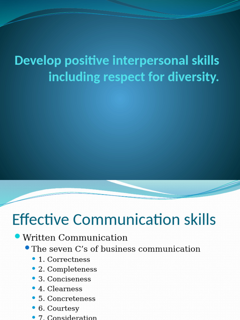 CM 1.02 - 7Cs of Communication | PDF | Communication | Nonverbal ...