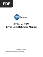 ATM Error Codes and Responses List | PDF | Personal Identification ...