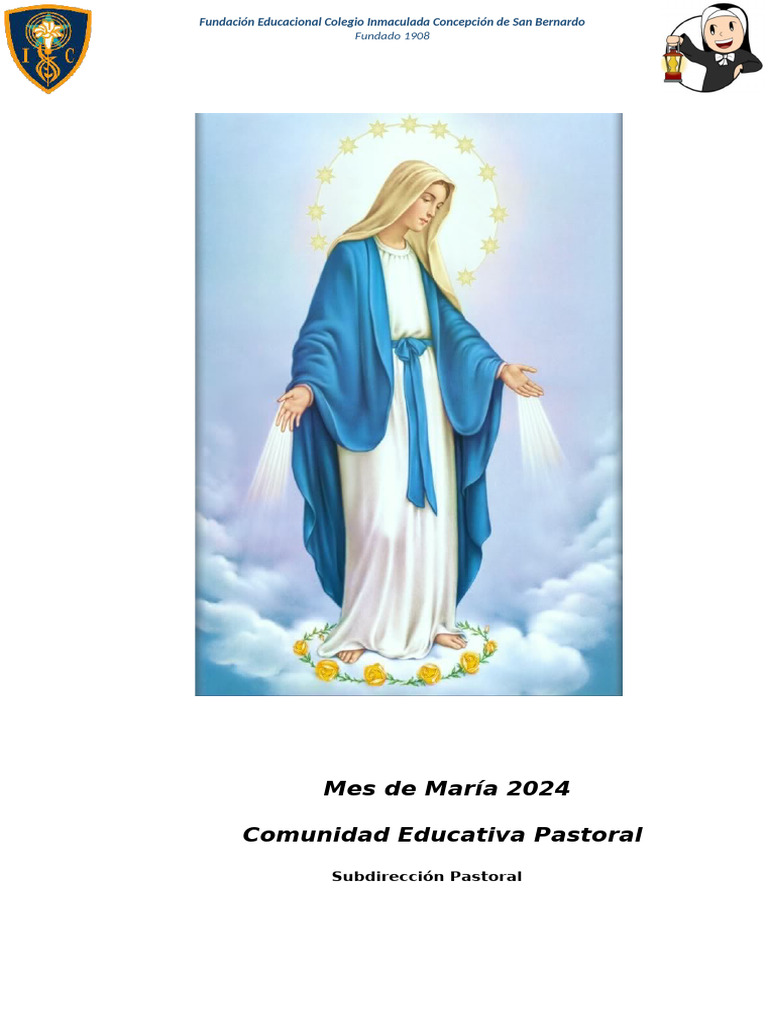 Oraciones para el Mes de María 2024 | PDF | María, madre de Jesús | Amor