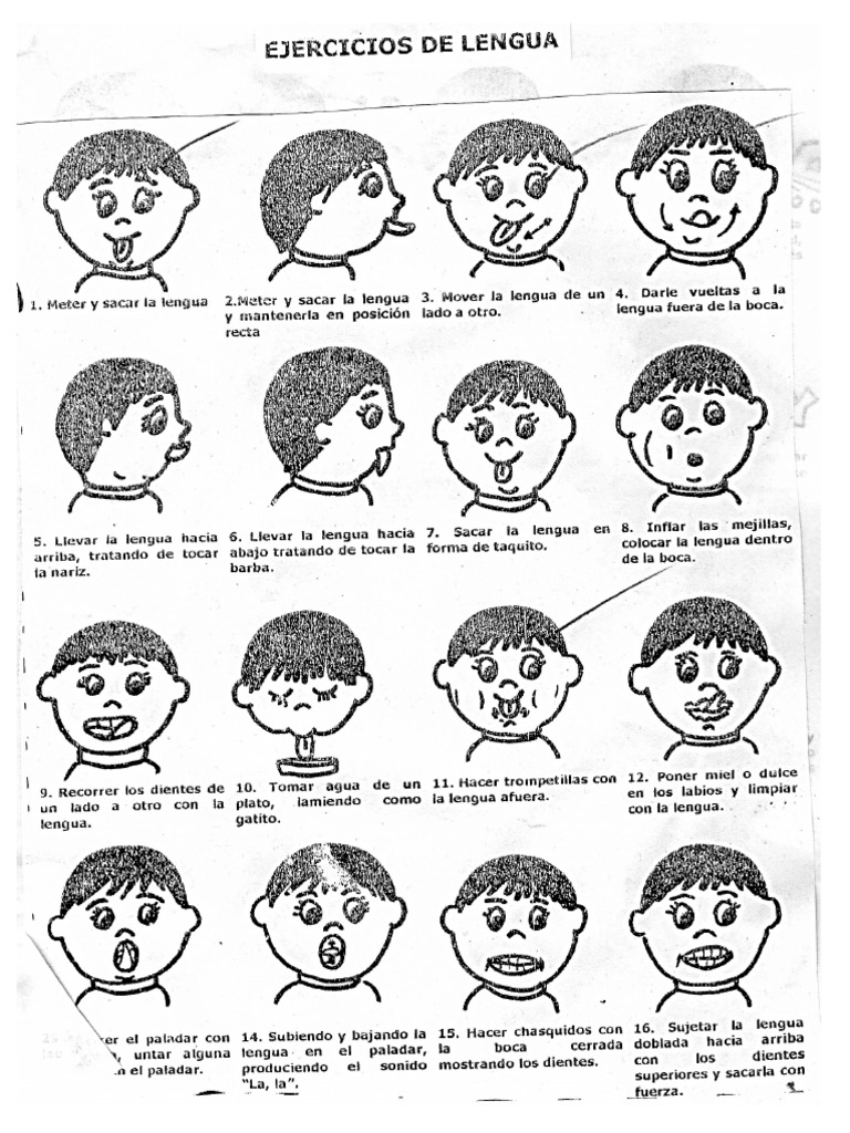 Ejercicios para El Lenguaje | PDF
