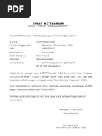 Surat Keterangan Siswa