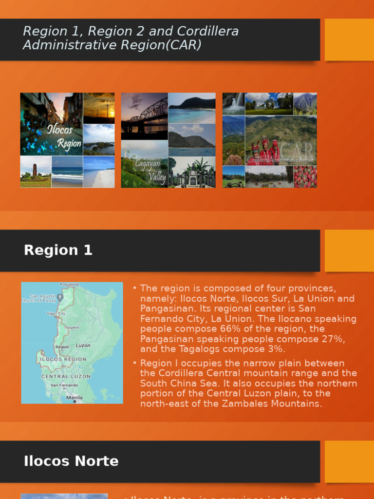 Region 1 Region 2 CAR | PDF | Philippines