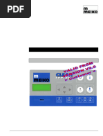 Meiko K-Series Dishwasher Manual | PDF | Dishwasher | Electrical Wiring