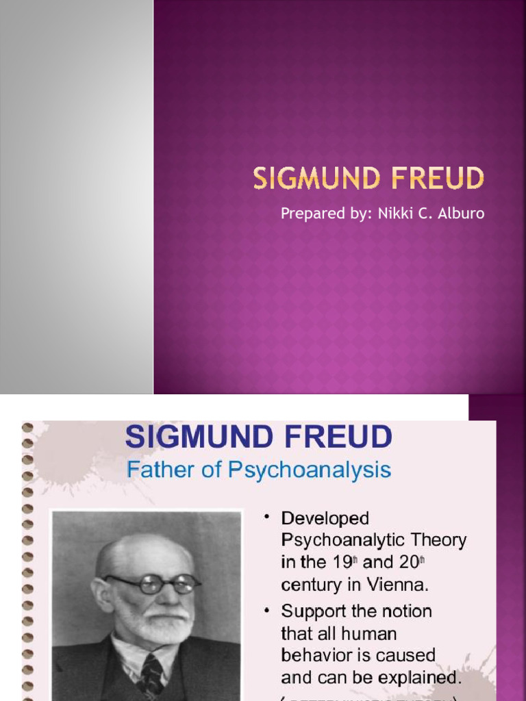 Sigmund Freud Psychoanalytic Theory of Personality | PDF