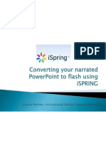 Converting Power Point Using Ispring