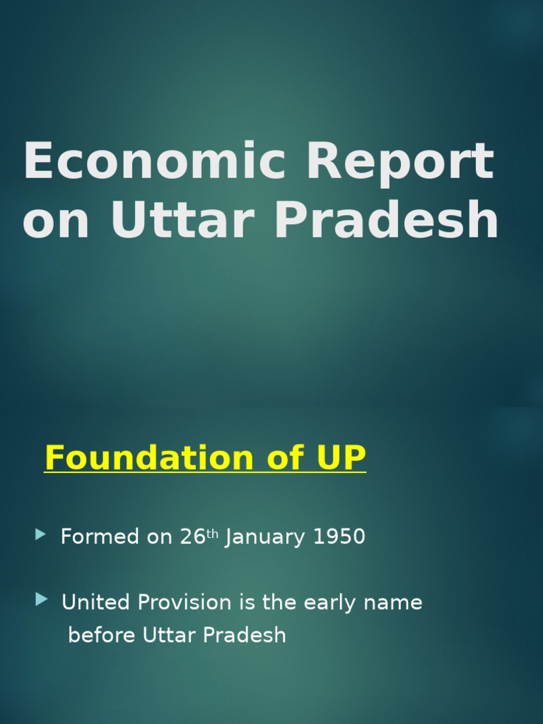 Uttar Pradesh Economic Overview 2023 | PDF | Gross Domestic Product ...