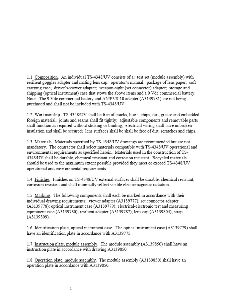TS-4348/UV Test Set Specifications | PDF | Power Supply | Reliability ...
