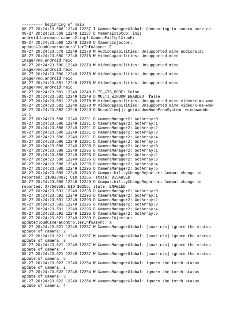 Log Cat 1756301063506 | PDF | Data Compression | Computing