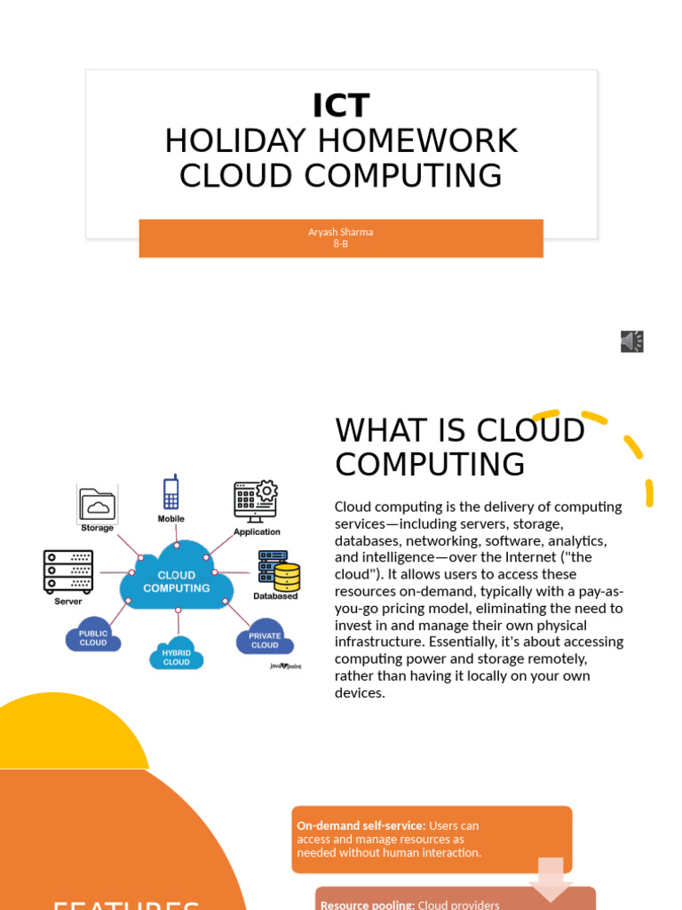 ICT CloudComputing AryashSharma 8B | PDF | Cloud Computing | Computing