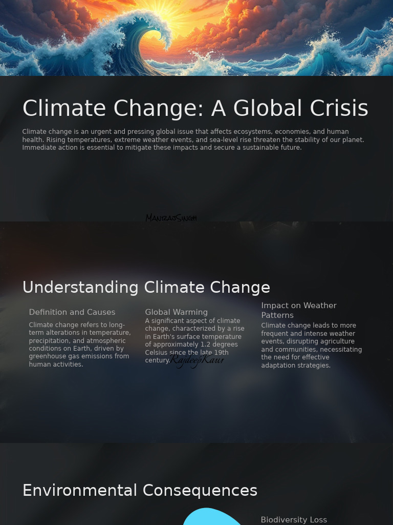 Urgent Climate Change Solutions Guide | PDF | Climate Change | Climate ...