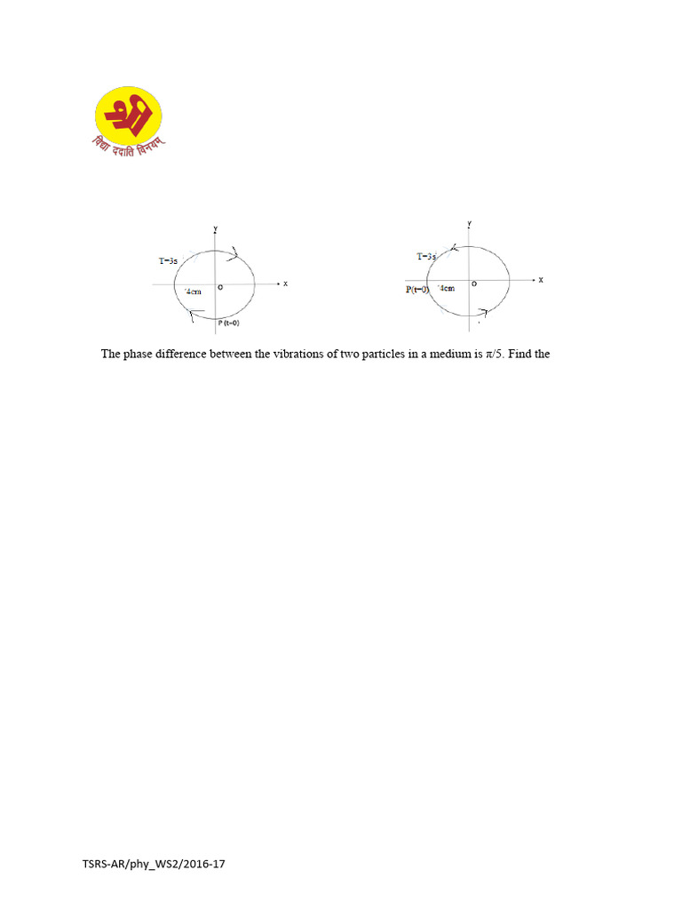 Cl11 Phy SHM Aug2016 | PDF