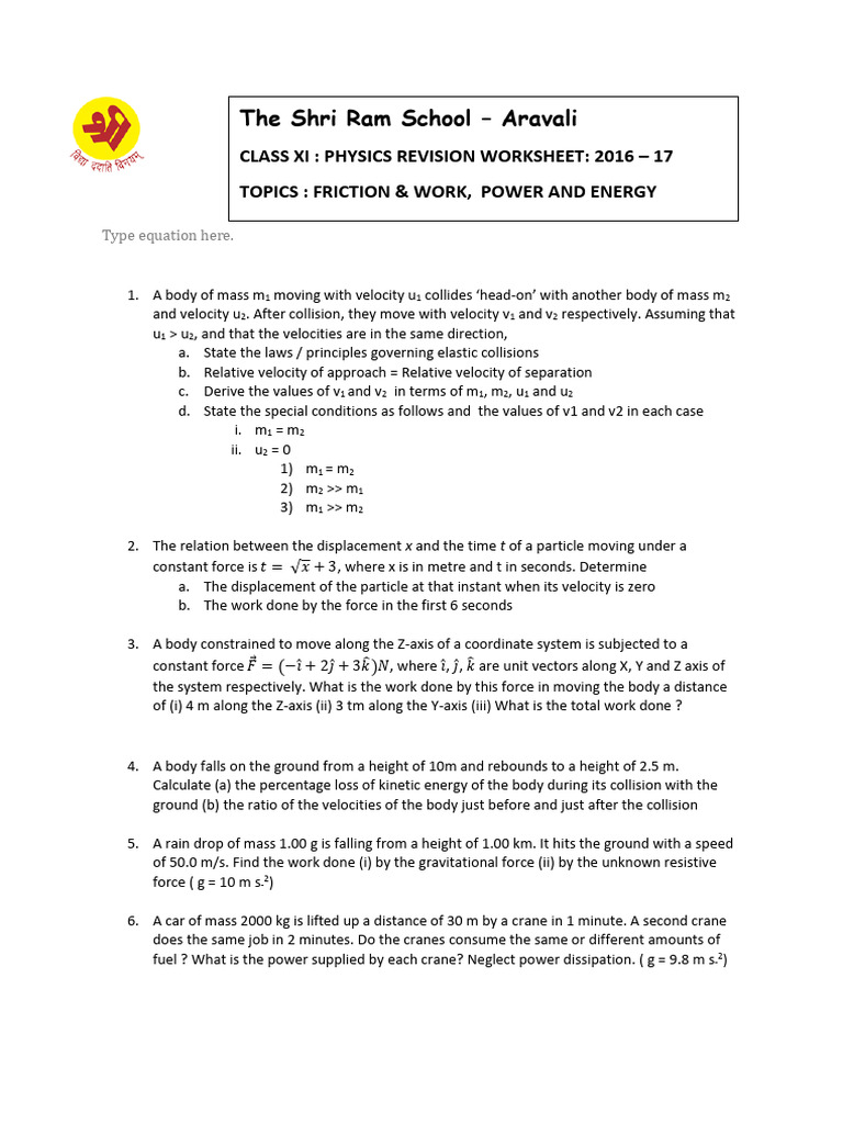 Physics Problems on Collisions and Forces | PDF | Force | Velocity