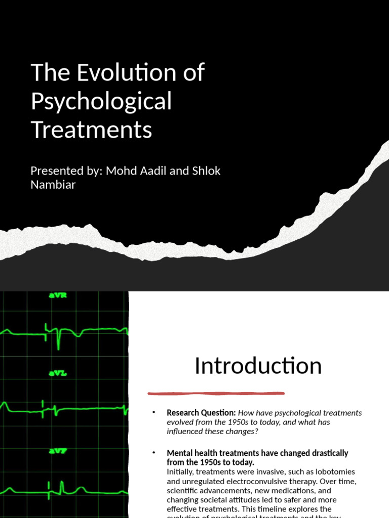 Evolution of Psychological Treatments | PDF | Major Depressive Disorder ...