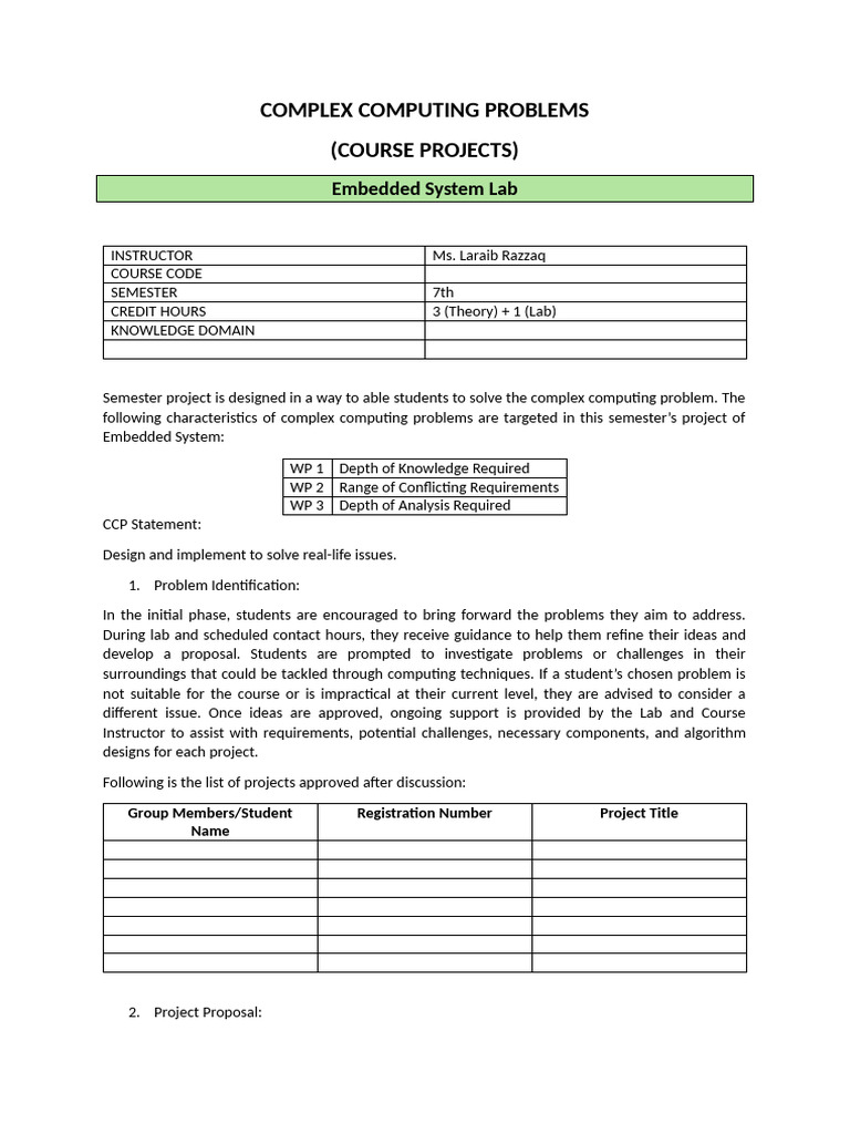 CCP Embedded System Lab | PDF | Computing | Applied Mathematics